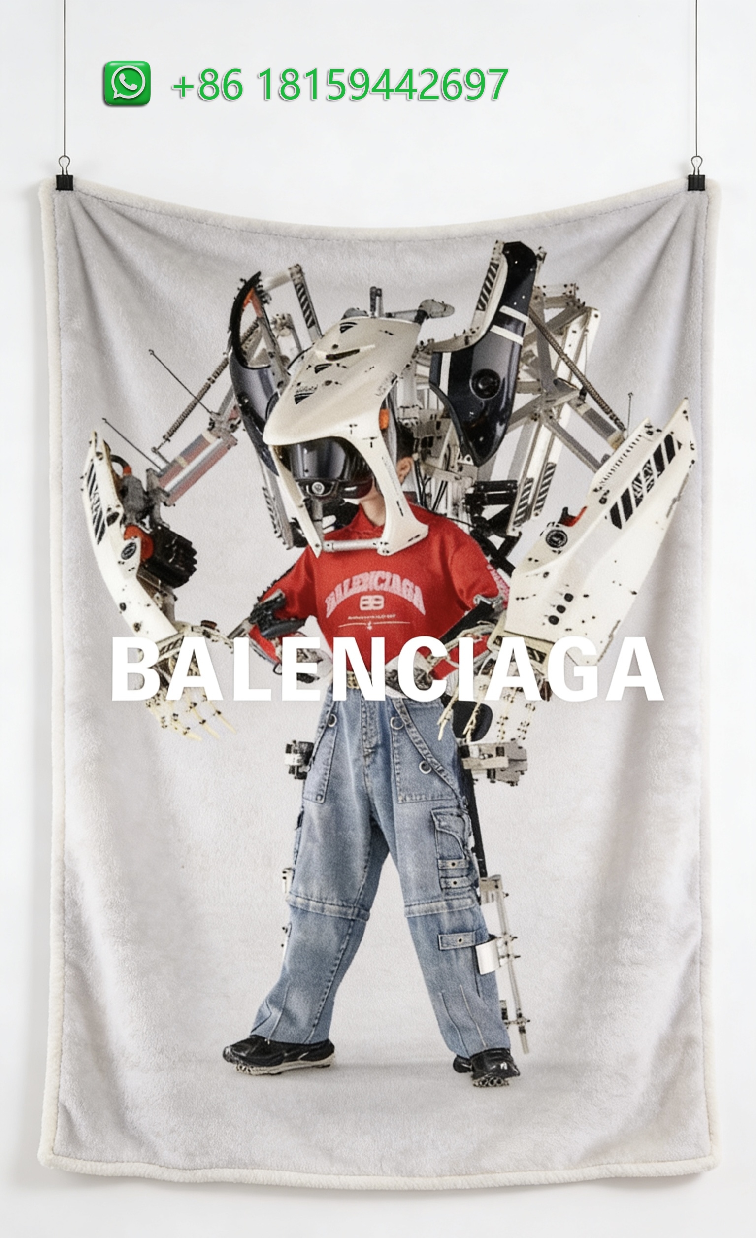 Balenciaga Throw Blankets